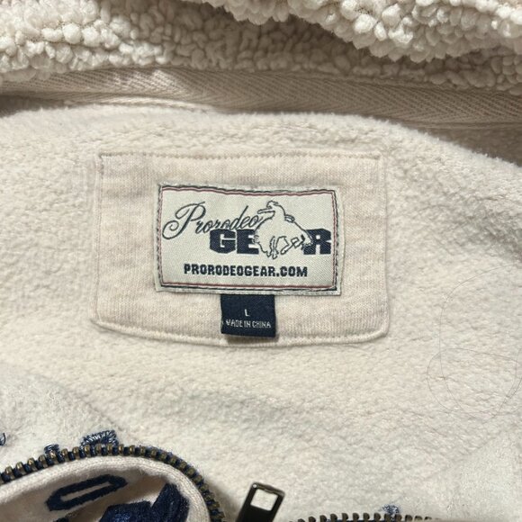 PRORODEO GEAR Womans Sweatshirt w Hoodie SIZE L - Picture 4 of 7